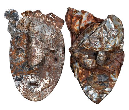 Two Metal Portraits
