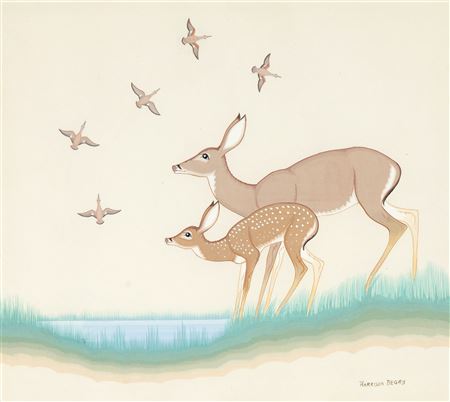 Untitled (Doe & Fawn)