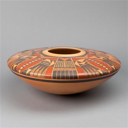 Large Polychrome Pot