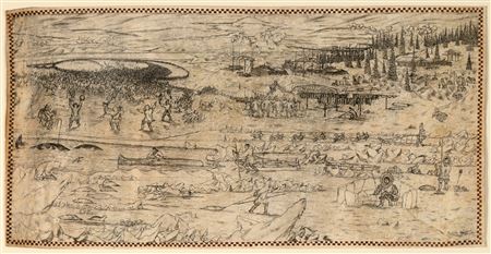 Untitled (Village Scene)