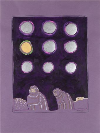 'Moon and Stars over Taos', 1974