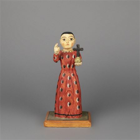 Santo Nino de Praga Bulto, 1995 by Jacobo De La Serna - Auction record, sale price, and art valuation. Compare with similar artists and explore comparable artworks.