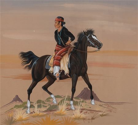 Untitled (Figure on Horse), 1980