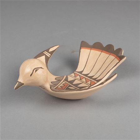 Polychrome Bird Plate