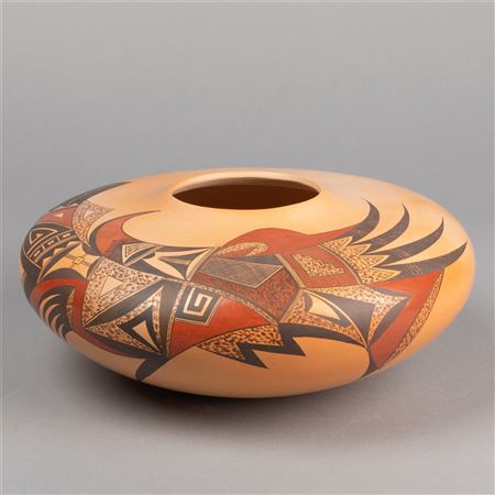 Polychrome Jar with Design
