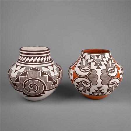 Pair of Acoma Pots