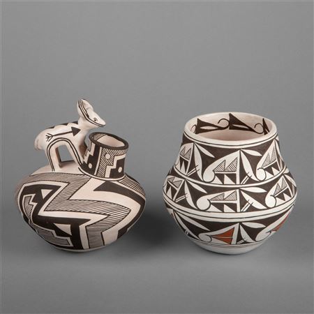 Pair of Pottery Jars