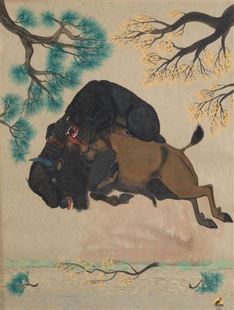 Buffalo, Bull, and Bear, 1945