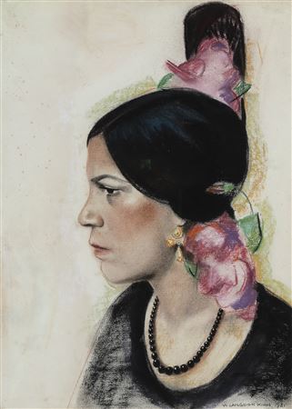 Indian Maiden, Laguna Pueblo, 1931