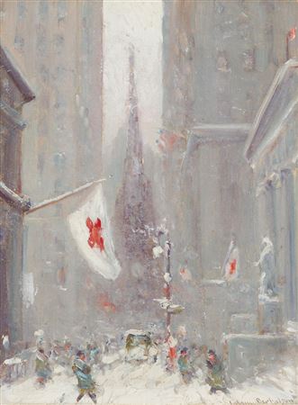 "Wall Street In Winter"