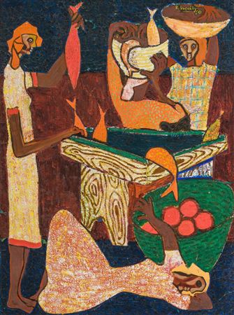 Market Scene, 1950