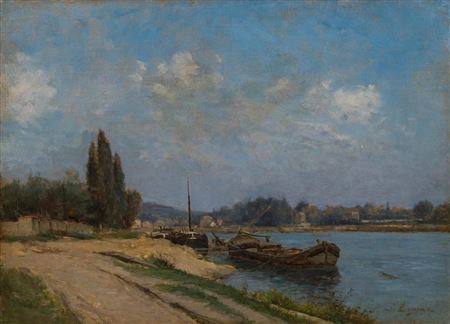 Riverboats At Dock
