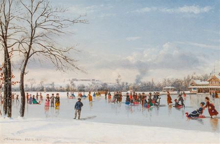 Ice Skating, 1875