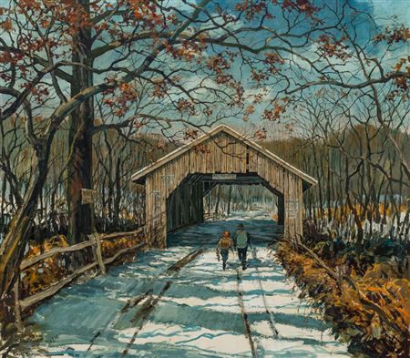 "First Snow, Fairfax, Vermont"