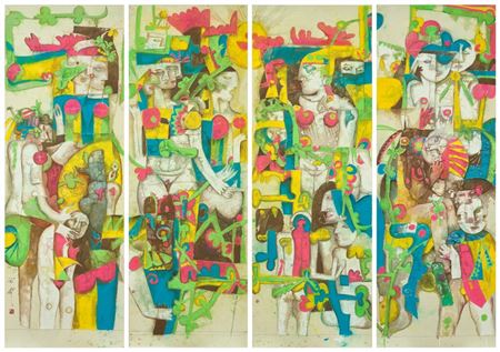 Set of Four- Untitled