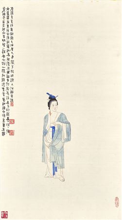 Lady by Fengzi Lv - Auction record, sale price, and art valuation. Compare with similar artists and explore comparable artworks.