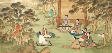 Sample artwork by Hongyu He (Born 1984), known for painting - View similar artists and auction records