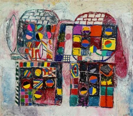 Sample artwork by Bast (Born 1952), known for street art painting - View similar artists and auction records
