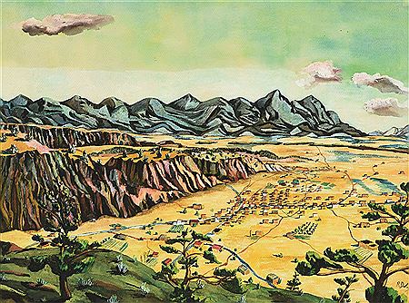 Pueblo in the Valley