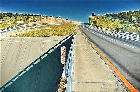 Roadway with Reflectors by Woody Gwyn - Auction record, sale price, and art valuation. Compare with similar artists and explore comparable artworks.