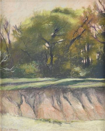 "Trees Along Green's Bayou #2"