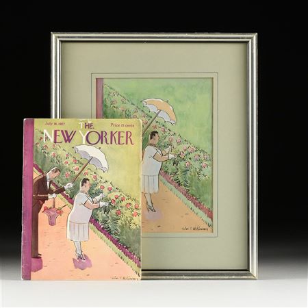 "Picking Flowers," 1927 by Helen Hokinson - Auction record, sale price, and art valuation. Compare with similar artists and explore comparable artworks.