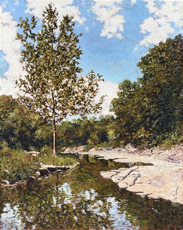 "Tree by Stream (Untitled)," 2000