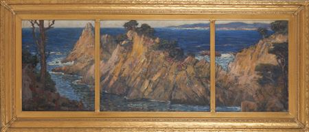 California Coast, a triptych by William Posey Silva - Auction record, sale price, and art valuation. Compare with similar artists and explore comparable artworks.