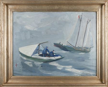 Lifting Fog, Monhegon Island