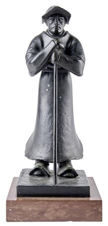 Blast Furnace Worker by Fritz Koelle - Auction record, sale price, and art valuation. Compare with similar artists and explore comparable artworks.