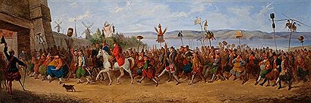 Peter Stuyvesant's Army Entering New Amsterdam