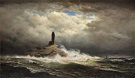 White Island Light by William De Haas - Auction record, sale price, and art valuation. Compare with similar artists and explore comparable artworks.