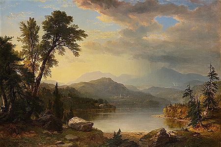 Lake Hamlet (Passing Shower) by Asher Brown Durand - Auction record, sale price, and art valuation. Compare with similar artists and explore comparable artworks.