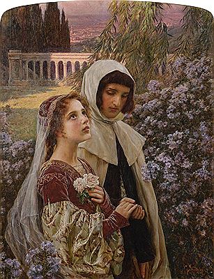 Sample artwork by Cesare Saccaggi (1868 - 1934), known for eclectic mix of classical, oriental, and genre scenes; art nouveau graphic works - View similar artists and auction records