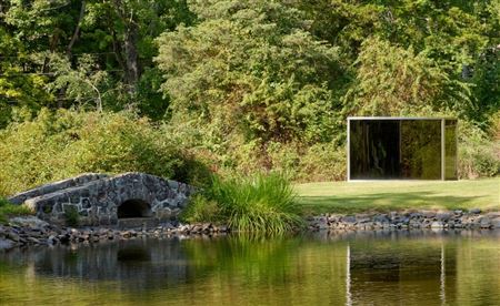 Sample artwork by Dan Harry (Daniel) Graham (1942 - 2022), known for conceptual sculpture, mirrored installations, glass pavilions, video art - View similar artists and auction records