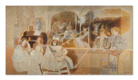 Todos somos los mismos (A Triptych) by Jacobo Borges - Auction record, sale price, and art valuation. Compare with similar artists and explore comparable artworks.