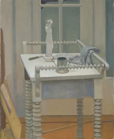 Still Life with Victorian Washstand by Lennart (Anders) Anderson - Auction record, sale price, and art valuation. Compare with similar artists and explore comparable artworks.