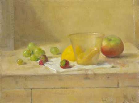 Plastic Cup with Lemon, Strawberries and Grapes by Lennart (Anders) Anderson - Auction record, sale price, and art valuation. Compare with similar artists and explore comparable artworks.