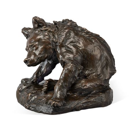 Bear Cub Grooming by Paul Wayland Bartlett - Auction record, sale price, and art valuation. Compare with similar artists and explore comparable artworks.