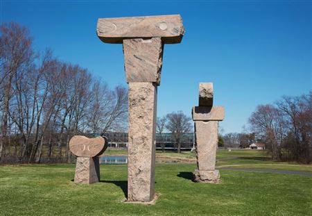 Sample artwork by Isamu Noguchi (1904 - 1988), known for abstract sculpture, mod mediums - View similar artists and auction records