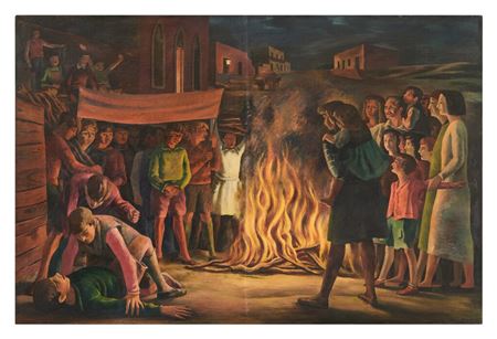 La fogata de San Juan by Antonio Berni - Auction record, sale price, and art valuation. Compare with similar artists and explore comparable artworks.