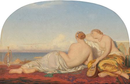 Two Odalisques Contemplating The Bosphorus