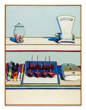 Candy Counter by Wayne Thiebaud - Auction record, sale price, and art valuation. Compare with similar artists and explore comparable artworks.