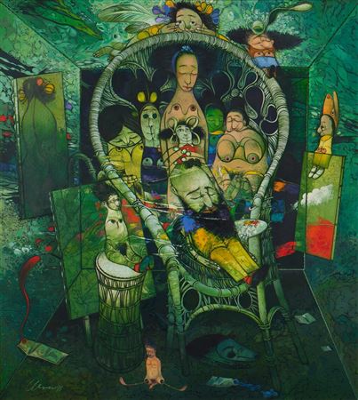 El gran artista y sus modelos by Pedro Pablo Oliva - Auction record, sale price, and art valuation. Compare with similar artists and explore comparable artworks.