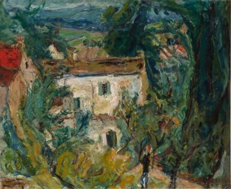 Sample artwork by Michel (Michael) Kikoine (1892 - 1968), known for portrait, landscape, nude figure and still life painting - View similar artists and auction records