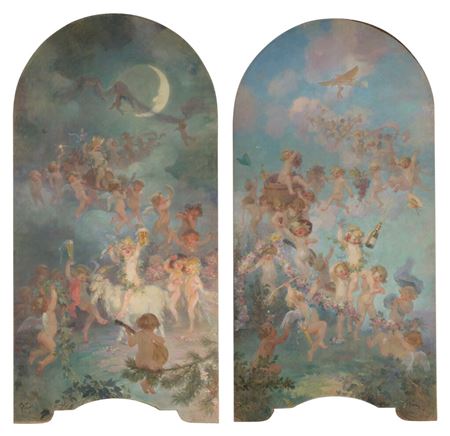 Sample artwork by Jules Alexandre Grun (1868 - 1934), known for painting, illustration poster artist-automobiles - View similar artists and auction records