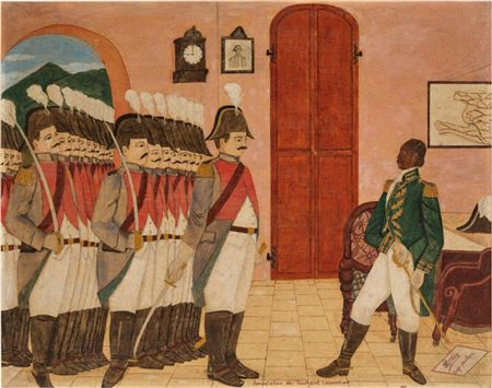 Sample artwork by Philome Obin (1892 - 1986), known for naive style genre, history painting of haiti - View similar artists and auction records