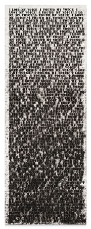 Untitled (I Lost My Voice I Found My Voice) by Glenn Ligon - Auction record, sale price, and art valuation. Compare with similar artists and explore comparable artworks.