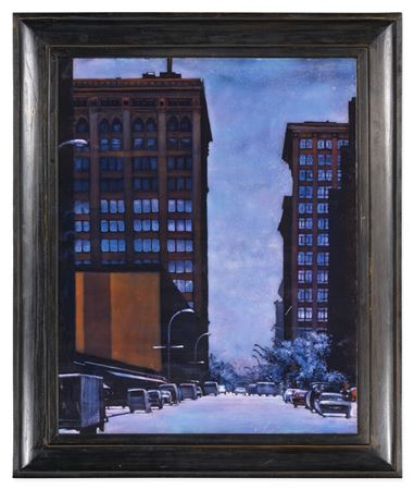 Sample artwork by Mark Innerst (Born 1957), known for mod genre, urban-scape, animal - View similar artists and auction records
