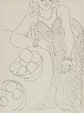 Jeune femme dans un intérieur